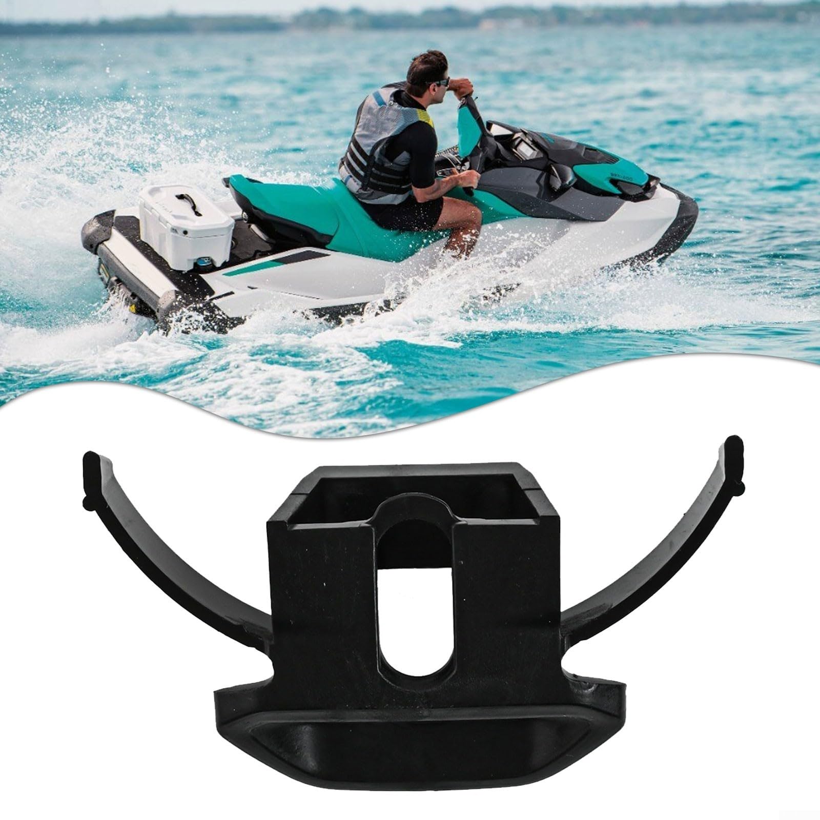 Caja de almacenamiento con pestillo de guantera, cierre de compartimento marino, pieza de repuesto directo para Sea-Doo Gtx para RXT para WAKE Pro Fish Pro con número OEM 264000133