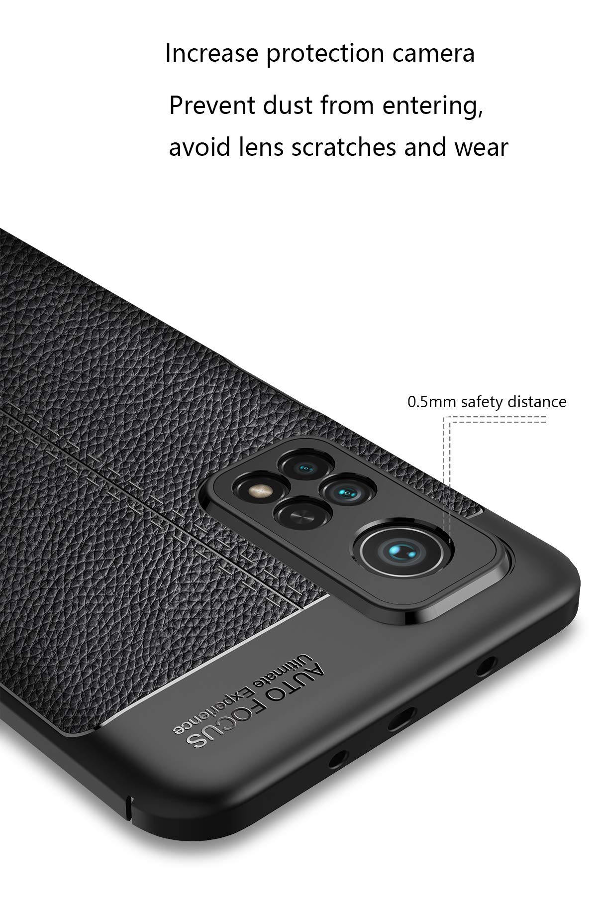TingYR Cover per Xiaomi Mi 10T PRO 5G, Ultra Sottile di Gomma