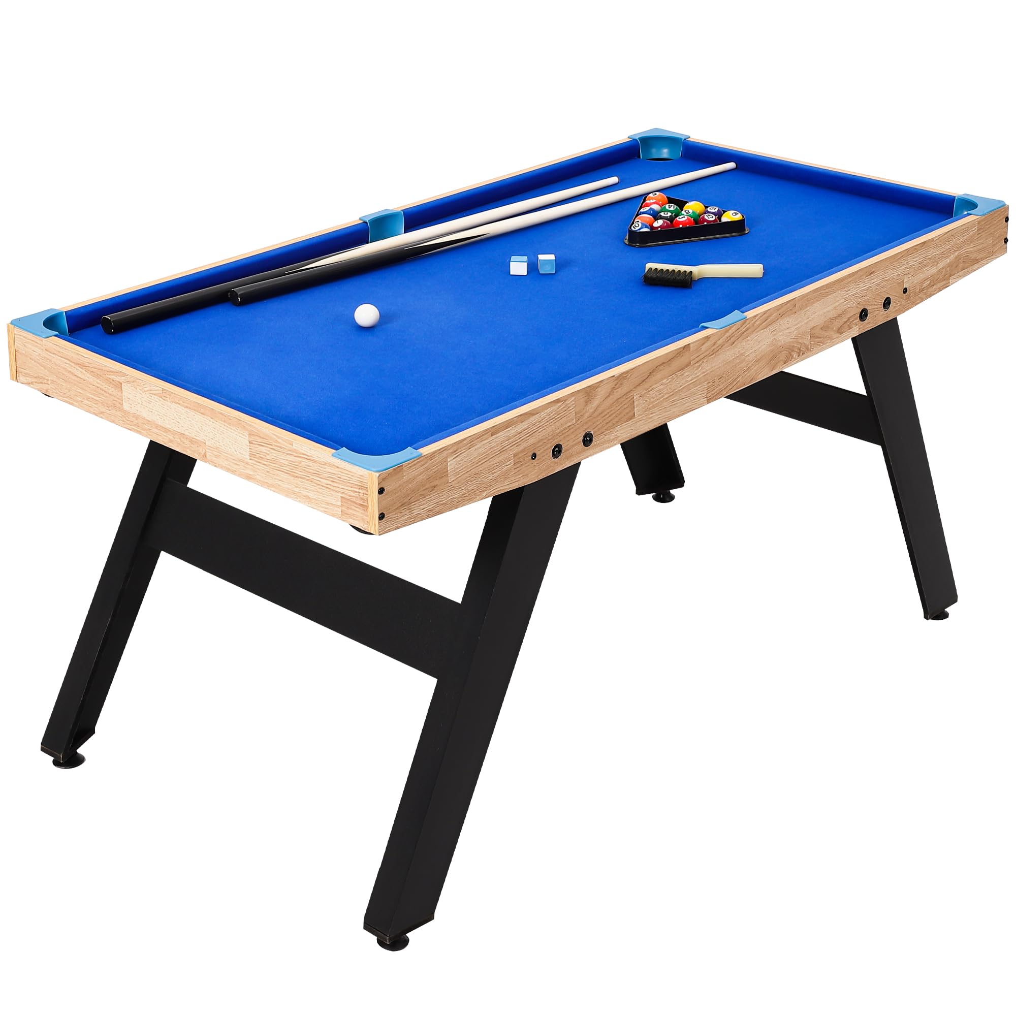 legs )GAOMON 48" Pool Table Portable Billiards Table