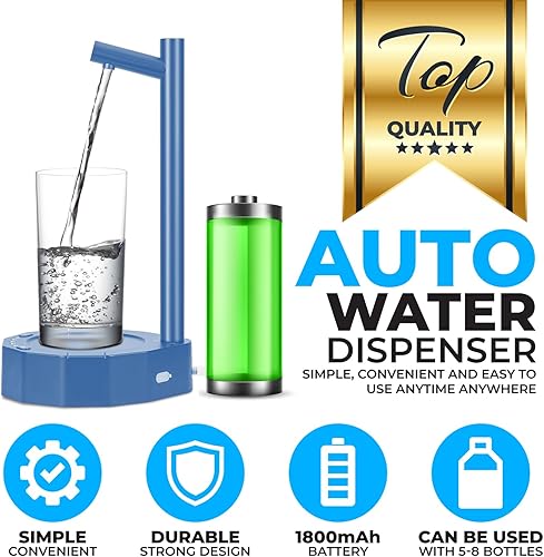 Miniatura 3 de Dispensador de botellas de agua de escritorio, dispensador de agua de mesa inteligente, dispensador de agua para botellas de 5 galones, dispensador