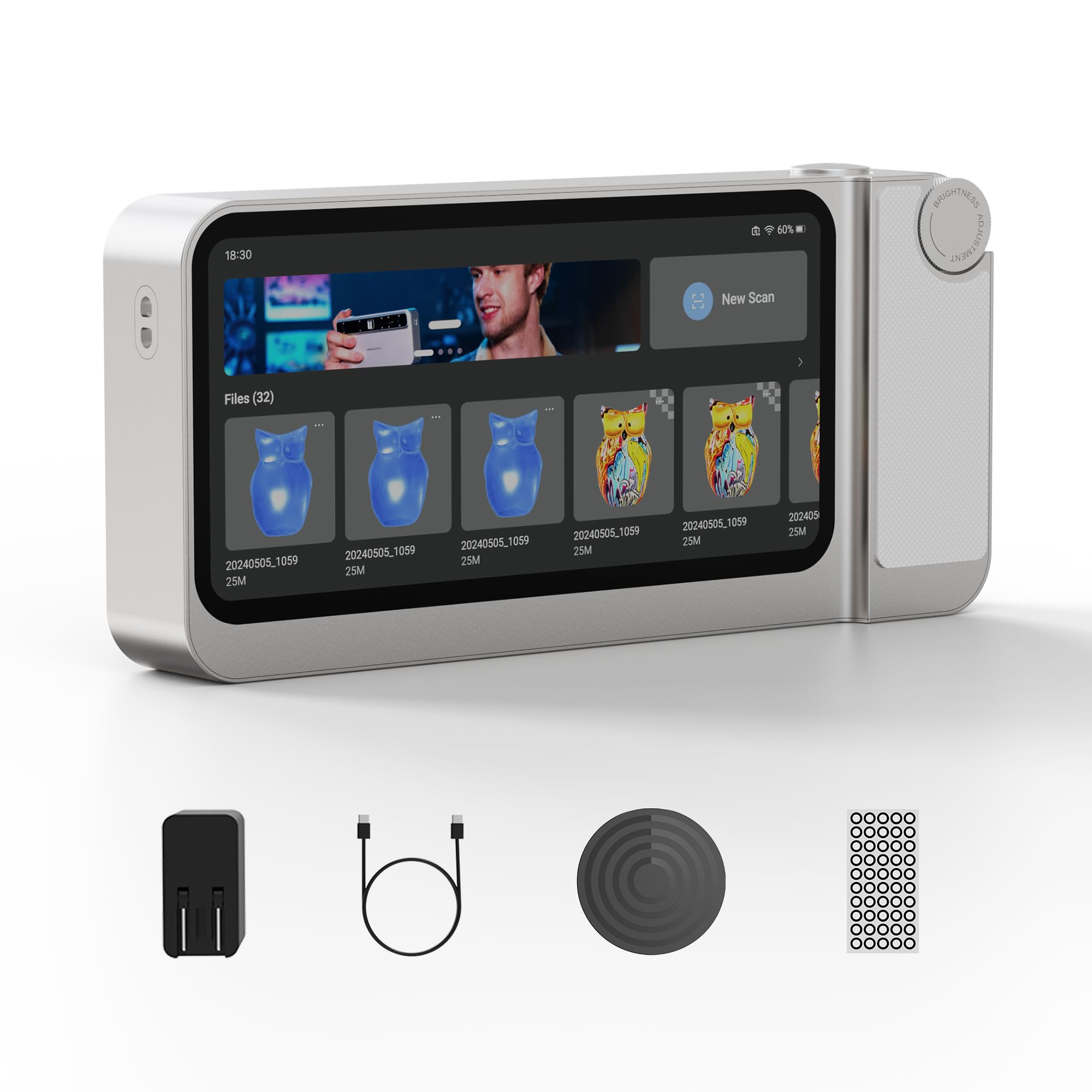 3DMakerpro Toucan 3D-Scanner für 3D-Drucker, All-in-One Handheld-System