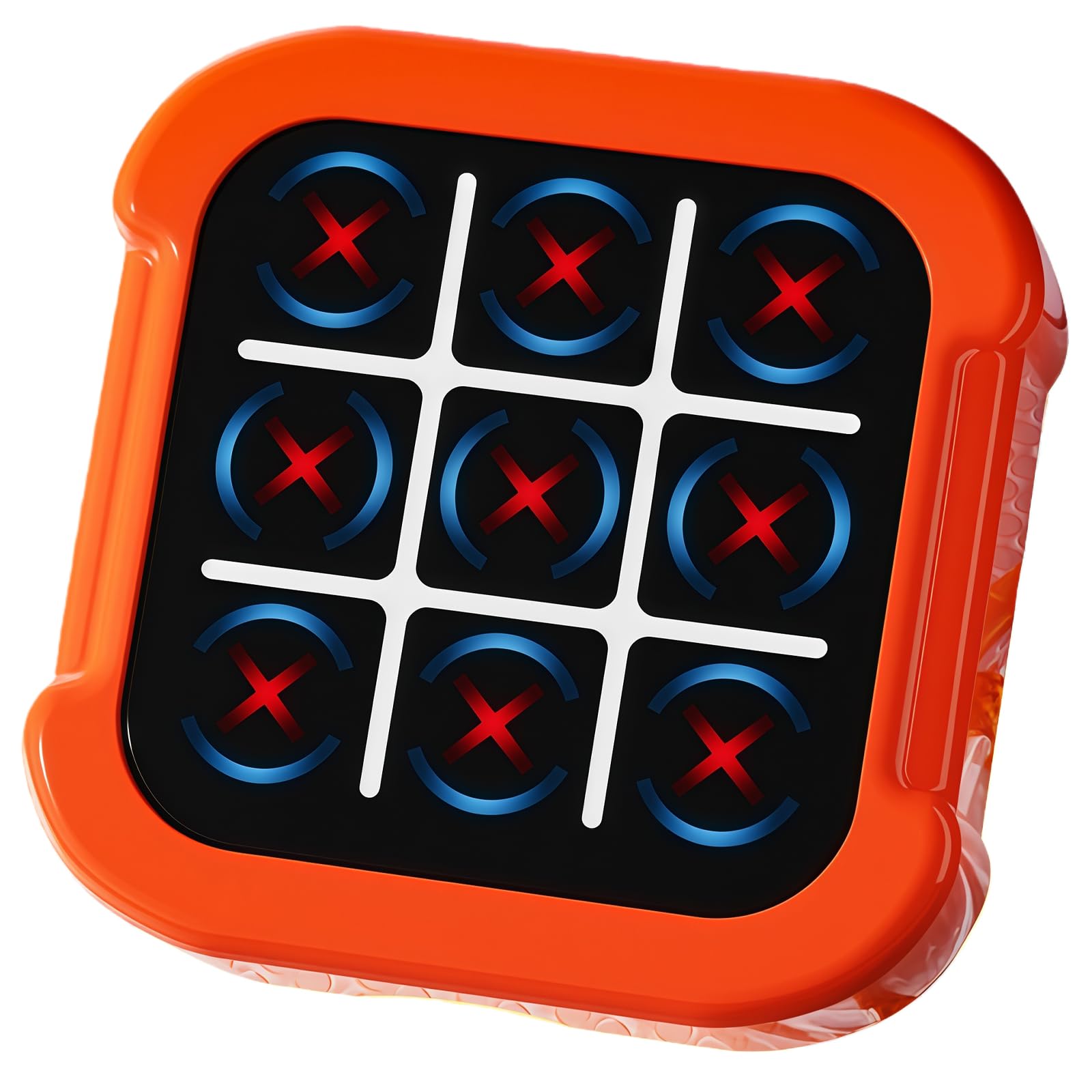 Electronic Tic Tac Toe Game,QIANSSE 3-in-1 Handheld Games Console with Classic Tic Tac Toe Noughts and Crosses Portable Travel Electronic Games Fidget Toy Gift for Kids Adults
