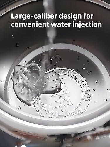 Miniatura 4 de Hervidor de té silbante, acero inoxidable 316 de grado alimenticio, agua caliente rápida de hervir, hervidor de cocina con mango ergonómico,