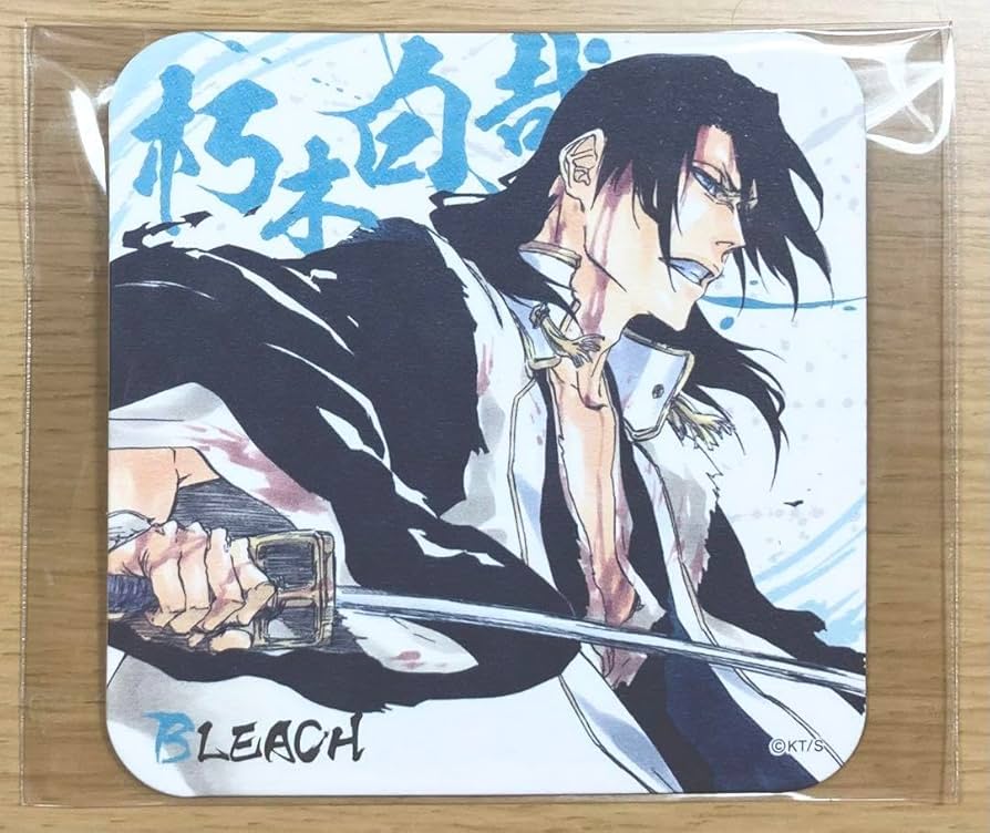 BLEACH 朽木隊長 コースター 約10cm BLEACH 朽木隊長 コースター 約10cm BLEACH 朽木隊長 コースター