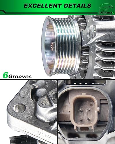 Miniatura 4 de Alternador actualizado 31100-RGW-A01 para Acura MDX 2010-2013 RL 2009-2012 TL 2009-2014 TSX 2010-2014 ZDX 2010-2013, para-Honda Odyssey