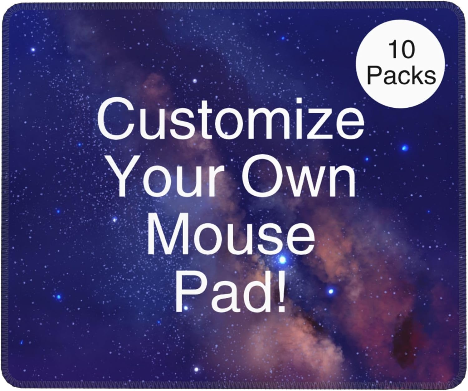 OHORTEB 10 Packs Custom Photo Mouse Pad Bulk, Personalized