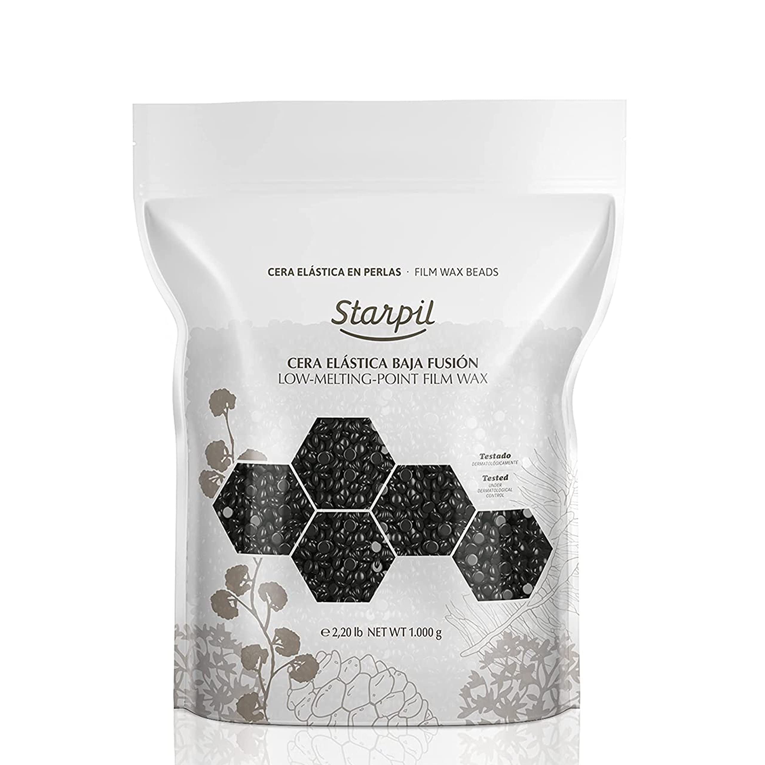 Amazon.com : Starpil Wax 1000g / 2.2 lb Bag Black Hard Wax Beads for Hair  Removal, Stripless Wax Polymer Blend, Low Temperature Film Wax Beans for  Face, Body, Bikini, Brazilian, Legs, Underarm,