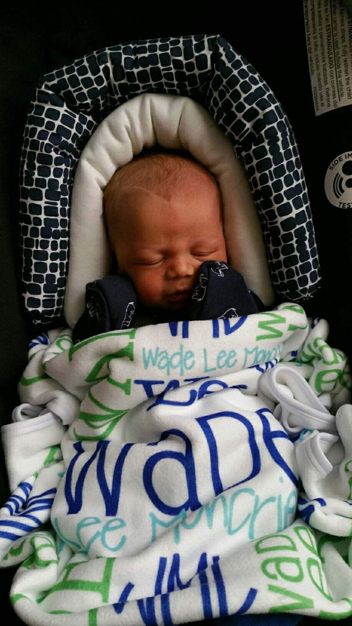 Mantas Personalizadas Bebé ️ Con El Nombre ️ Bordadas