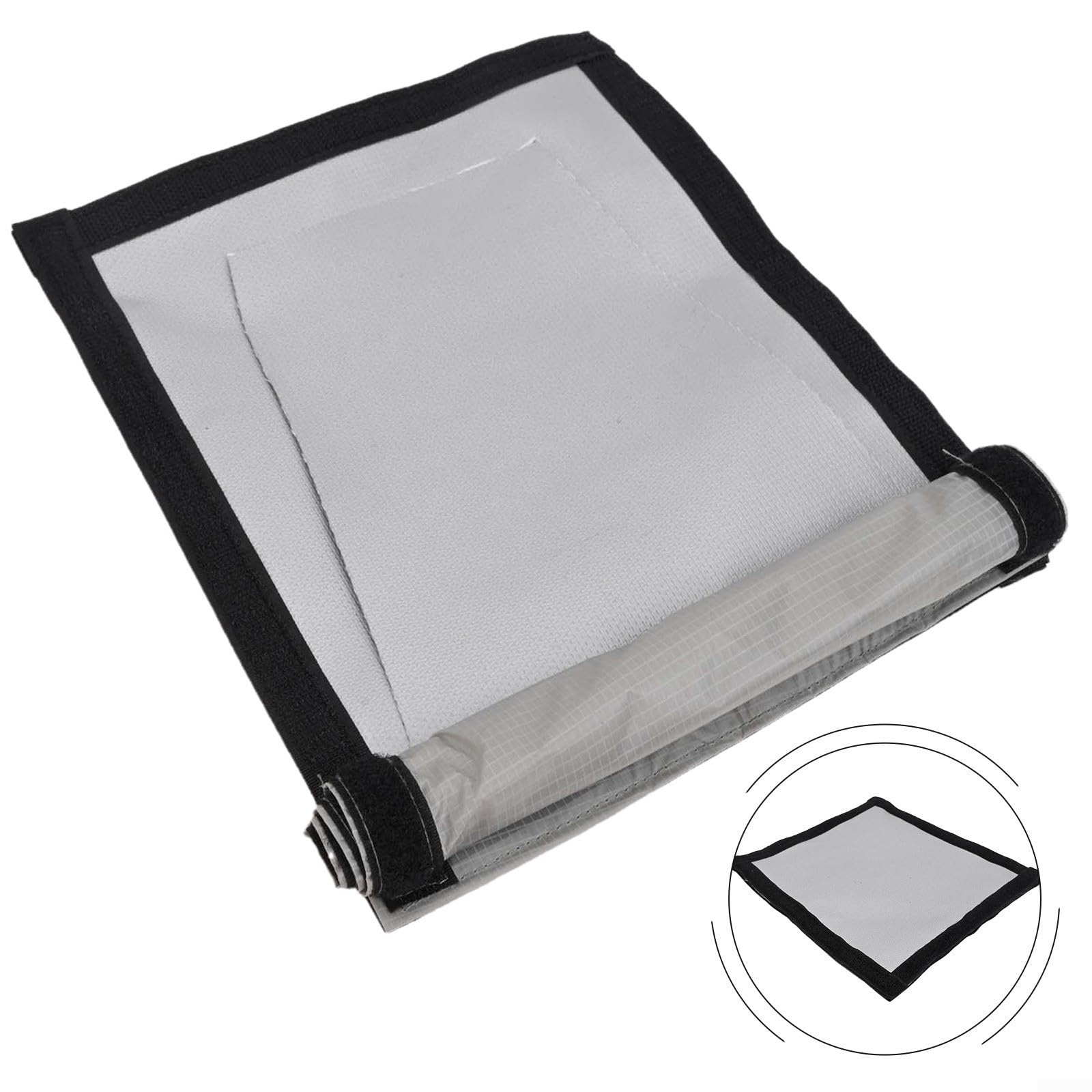 Doppio strato tenda da campeggio stufa Jack panno ignifugo, fibra di vetro in silicone caldo tenda camino patch con copertura antipioggia, resistente alle alte temperature stufa tubo presa per