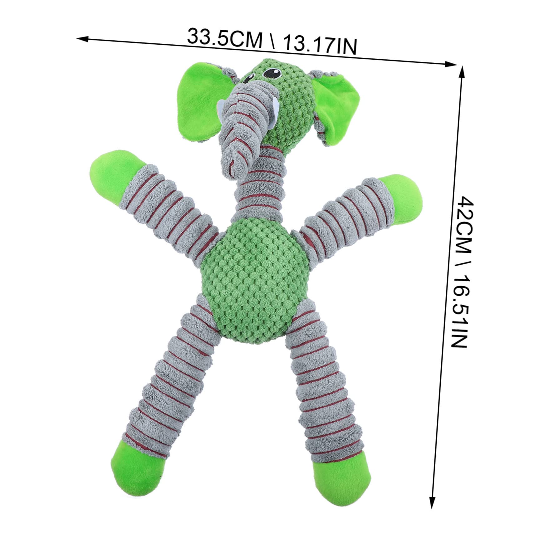 Housoutil 2piezas Juguete para Perros Masticable De Maíz para Cachorros y Perros Pequeños y Medianos Juguete Interactivo Squeaker Ayuda Limpiar Los Dientes y El Aburrimiento