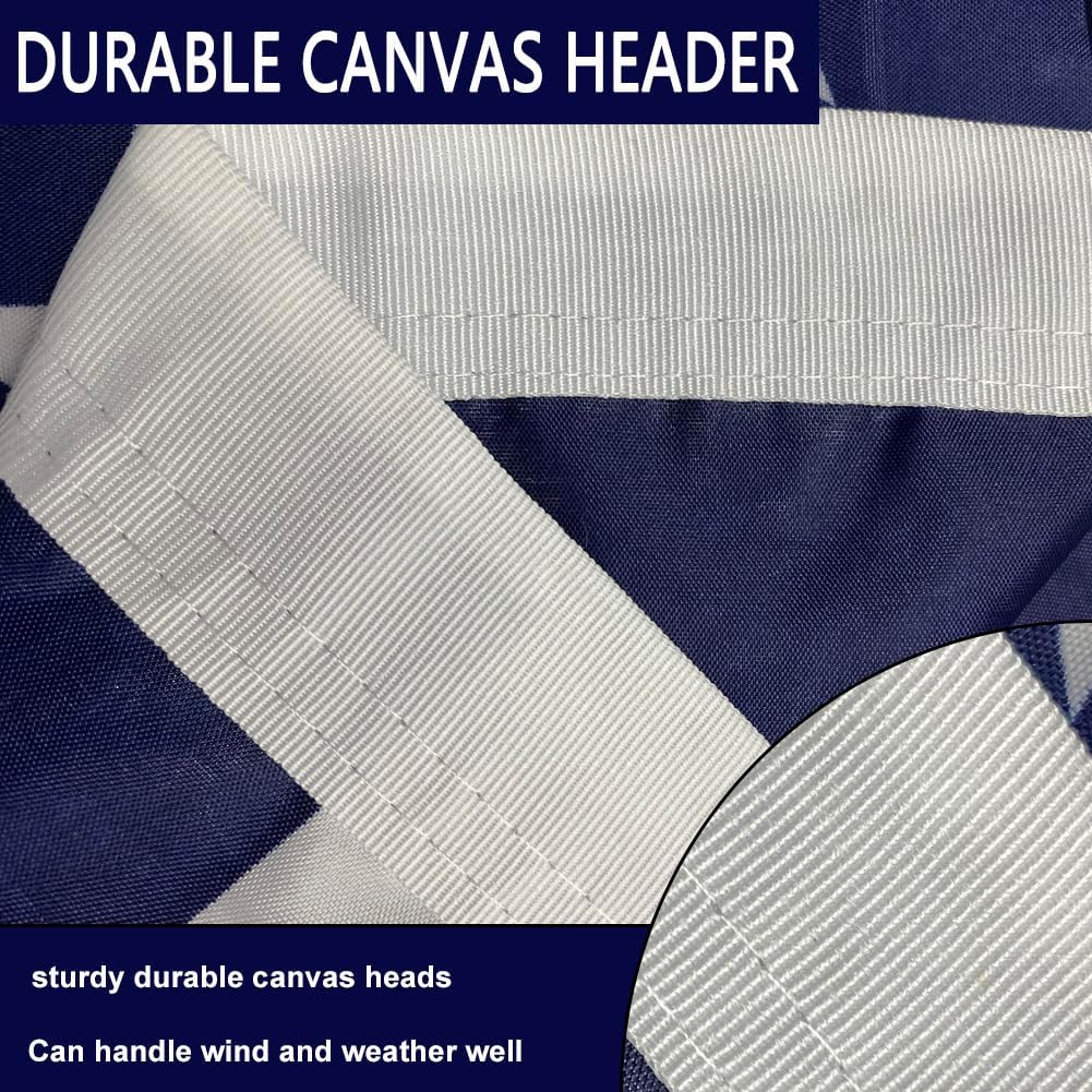 American Flags for Outside 3x5 Double Sided- Premium Heavy Duty Durable 3ply Large USA/US Patriotic Flag High Wind for Boat Decorations United States Flags Banner with 2 Brass Grommets 4 Rows Stitched