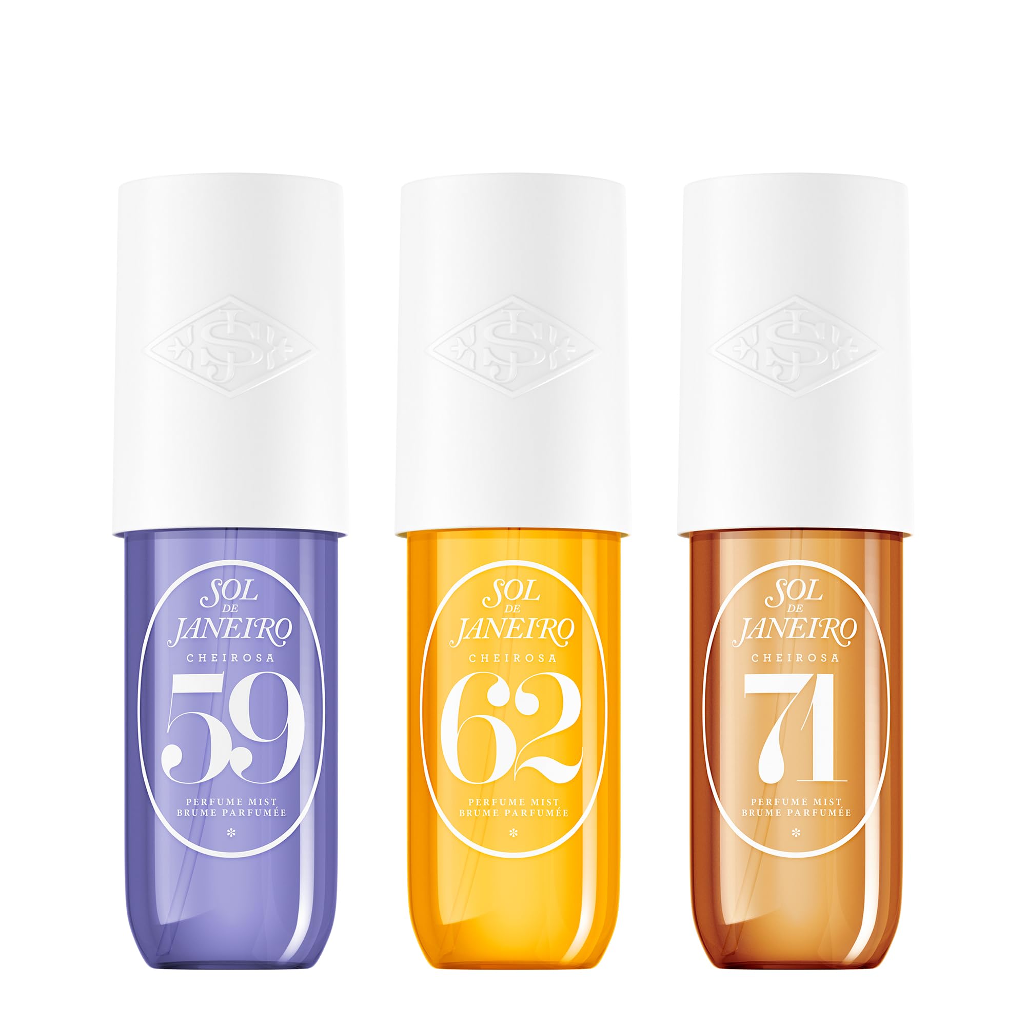 Sol de Janeiro Cheirosa Vanilla Perfume Mist Bundle, Set of 3, 3 fl oz Each