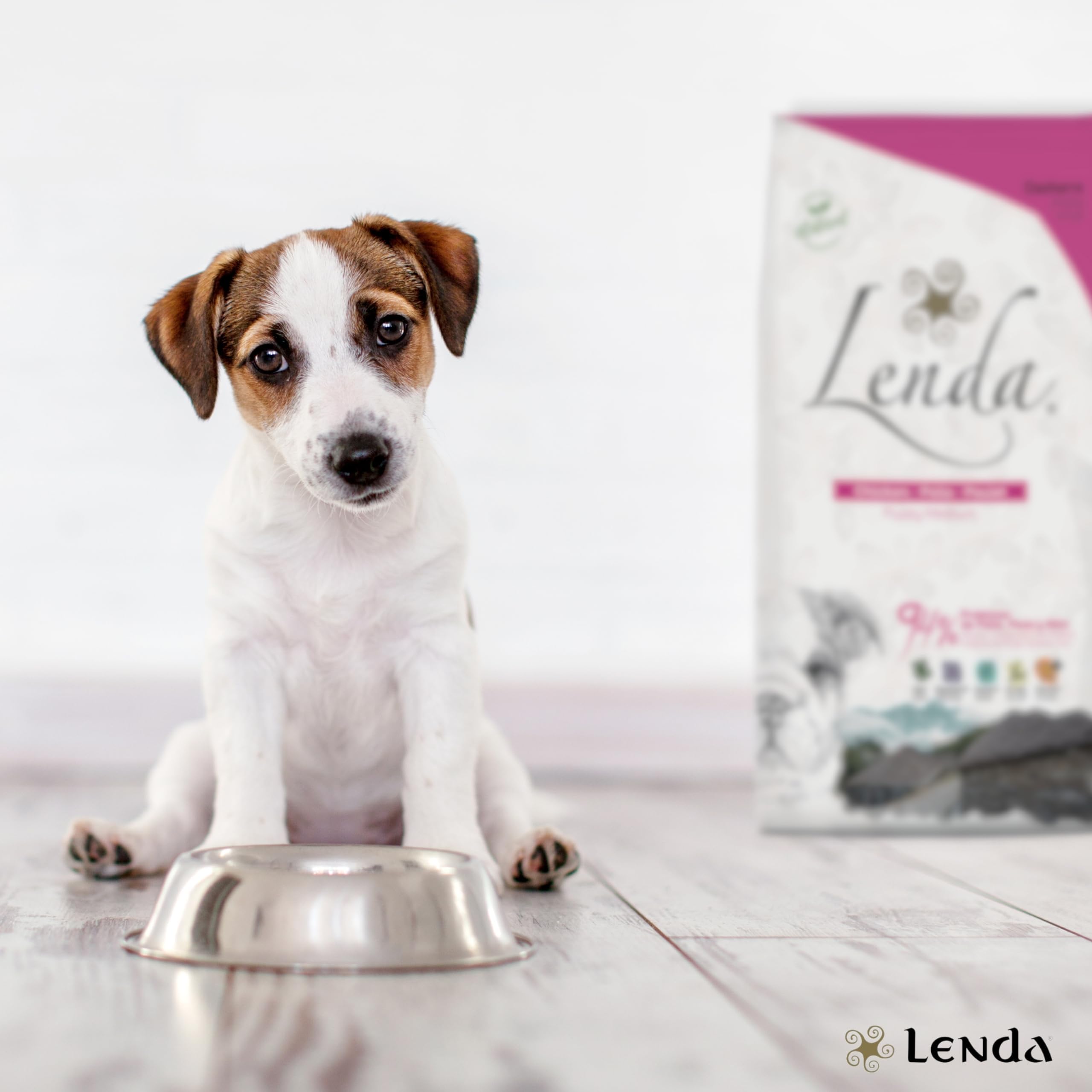 Lenda Puppy 12Kg - Pienso para Cachorros de Todas Las Razas - Pienso Hipoalergénico - Comida para Perros Bebés Rica en Pollo - Natural