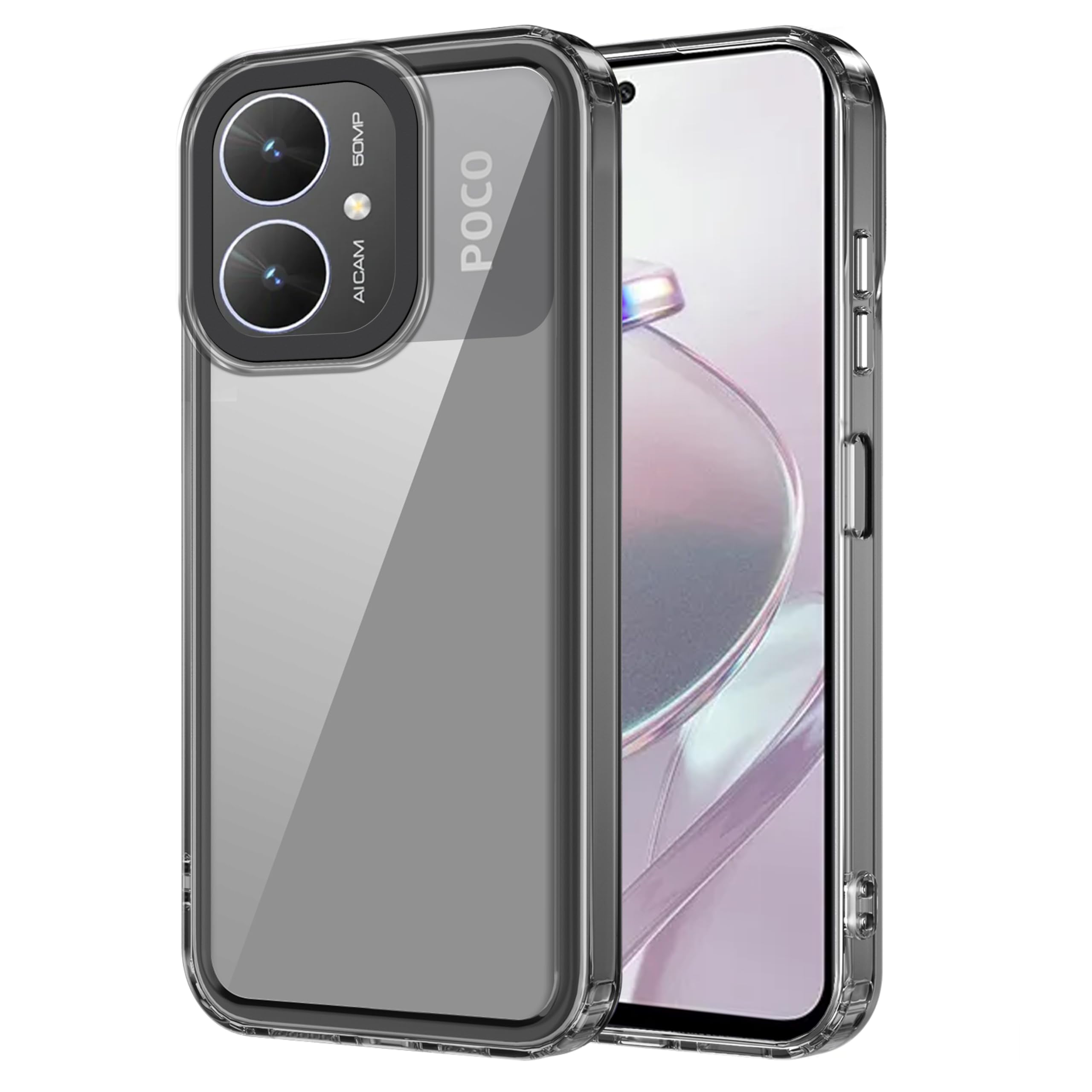 Zapcase Back Case Cover for Poco M6 5G | Compatible for Poco M6 5G Back Case Cover | 360 Degree Protection | Case Cover for Poco M6 5G with Camera Protection | (TPU + PC | Translucent Black) (B0CQYVB3N1) Amazon Price History, Amazon Price Tracker