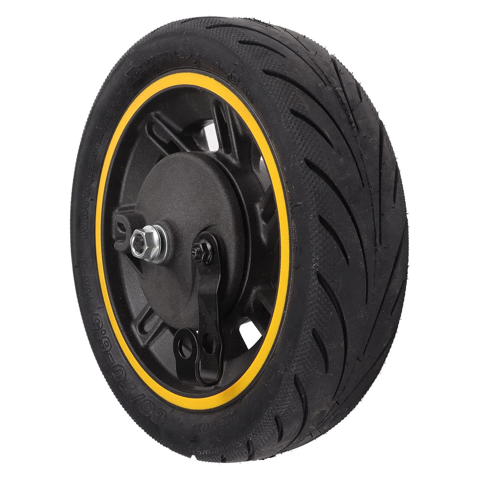 Ruota anteriore 10 pollici 60/70-6.5 per Ninebot Max G30 monopattino elettrico – Pneumatico tubeless con freno a tamburo – Ricambio e accessorio resistente