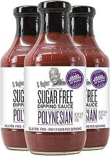 G Hughes Sugar Free, Polynesian Sauce - Sugar Free Dipping Sauce, G Hughes Sugar Free Sauces, Gluten-Free BBQ Sauce, Low C...