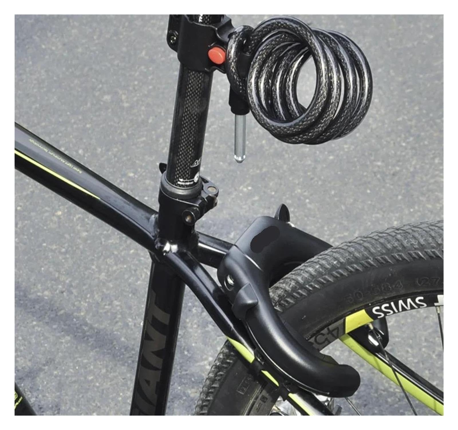1 candado antirrobo for bicicleta.