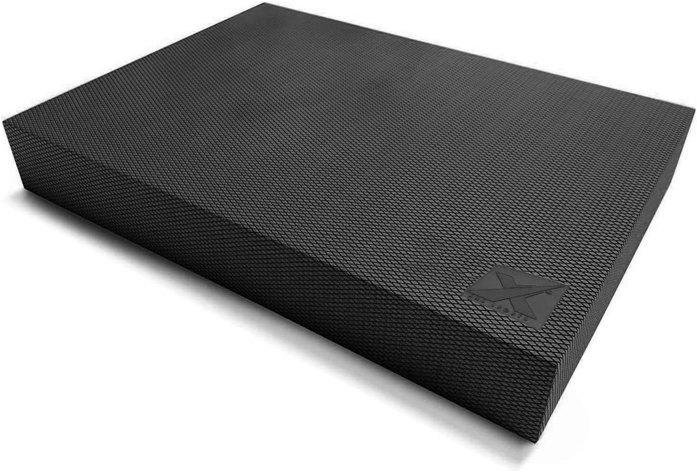 Xn8 Sports Exercise Balance Pads Non-Slip – Perfect for Physical Therapy, Yoga, Stability Training, Rehabilitation, and Core Workouts – Durable, Soft, and Comfortable Fitness Mat (Large,Black)