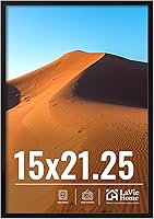 Vista 172 de LaVie Home Marco de fotos de 2 x 3, marco de fotos negro de 2 x 3 con plexiglás HD, marco de visualización de 2 x 3, 1 paquete, colección clásica