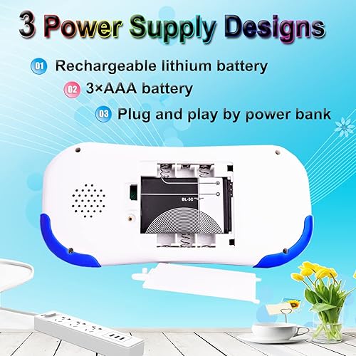 Miniatura 3 de Beijue - Consola de videojuegos portátil retro para niños 218 juegos electrónicos clásicos de estilo antiguo incorporados pantalla de 25 pulgadas