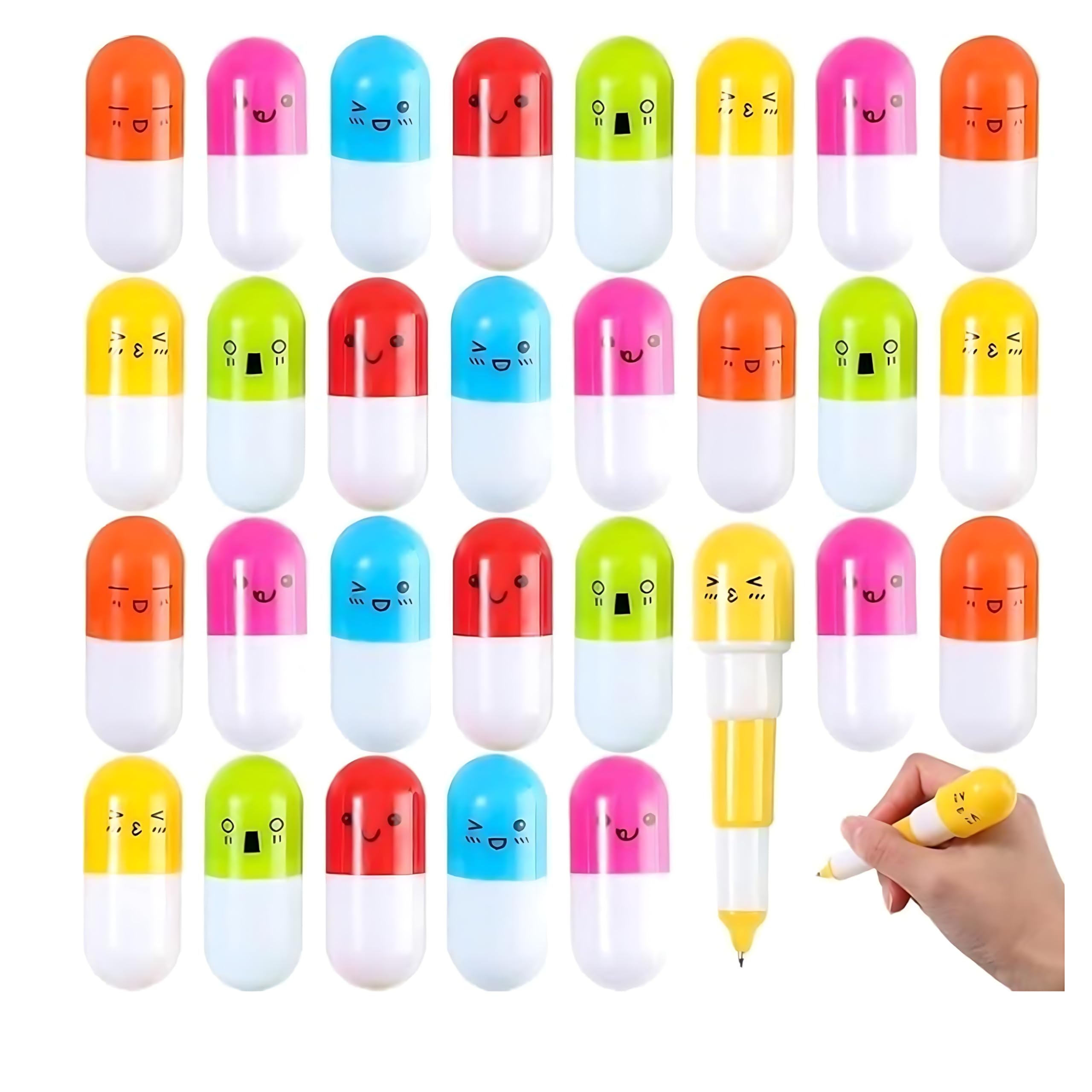 AM ANNA Party Favors For Kids Birthday, 30 Pcs Mini BallPen Toys Boys Girls,Return Gifts for Birthday Party Kids, Kids Party Favors Mini Toys,Birthday Giveaways For Kids (30 Pcs BallPen Toys)