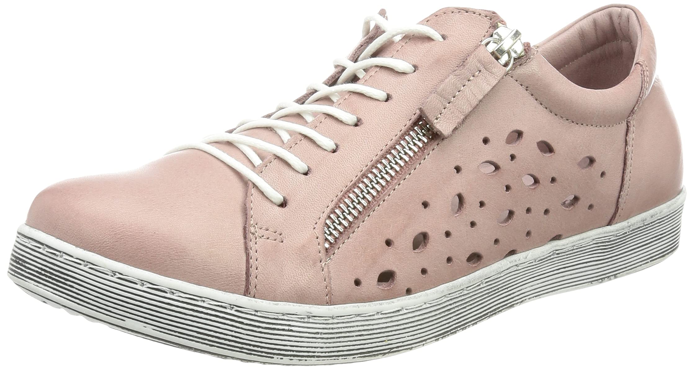 Andrea Conti Women's 341701 Sneaker, Mauve, 2 UK