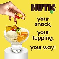 Vista 5 de Nutic Lemoncello - Almendras cubiertas de chocolate, 1 libra, almendras tostadas en chocolate blanco y crema de limón. Sabores cítricos