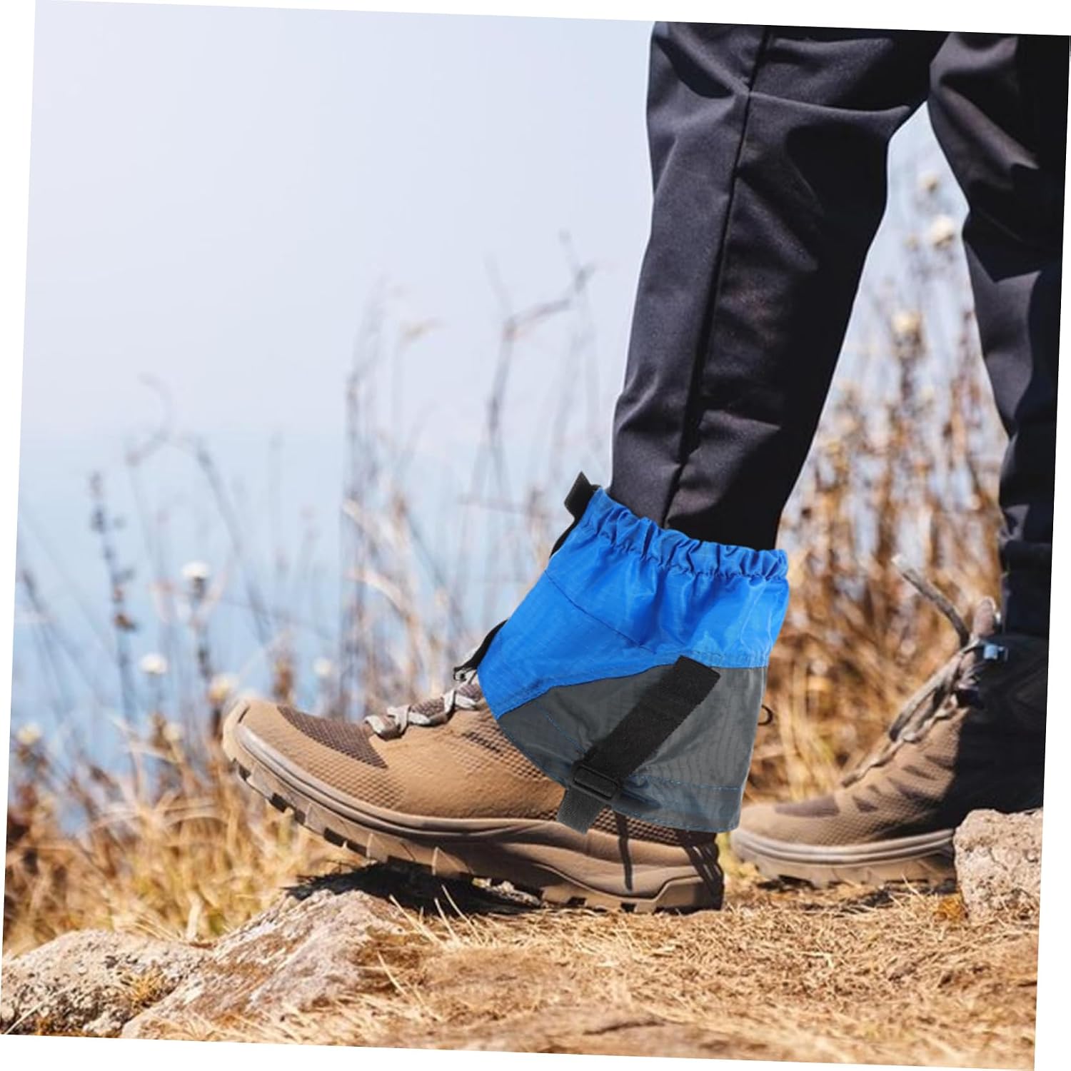 BESTonZON 1pair Gaiters for Hiking Breathable Sandproof Shoe Covers Lightweight Leg Protectors for Outdoor Activities for Snow Mountaineering and Gardening
