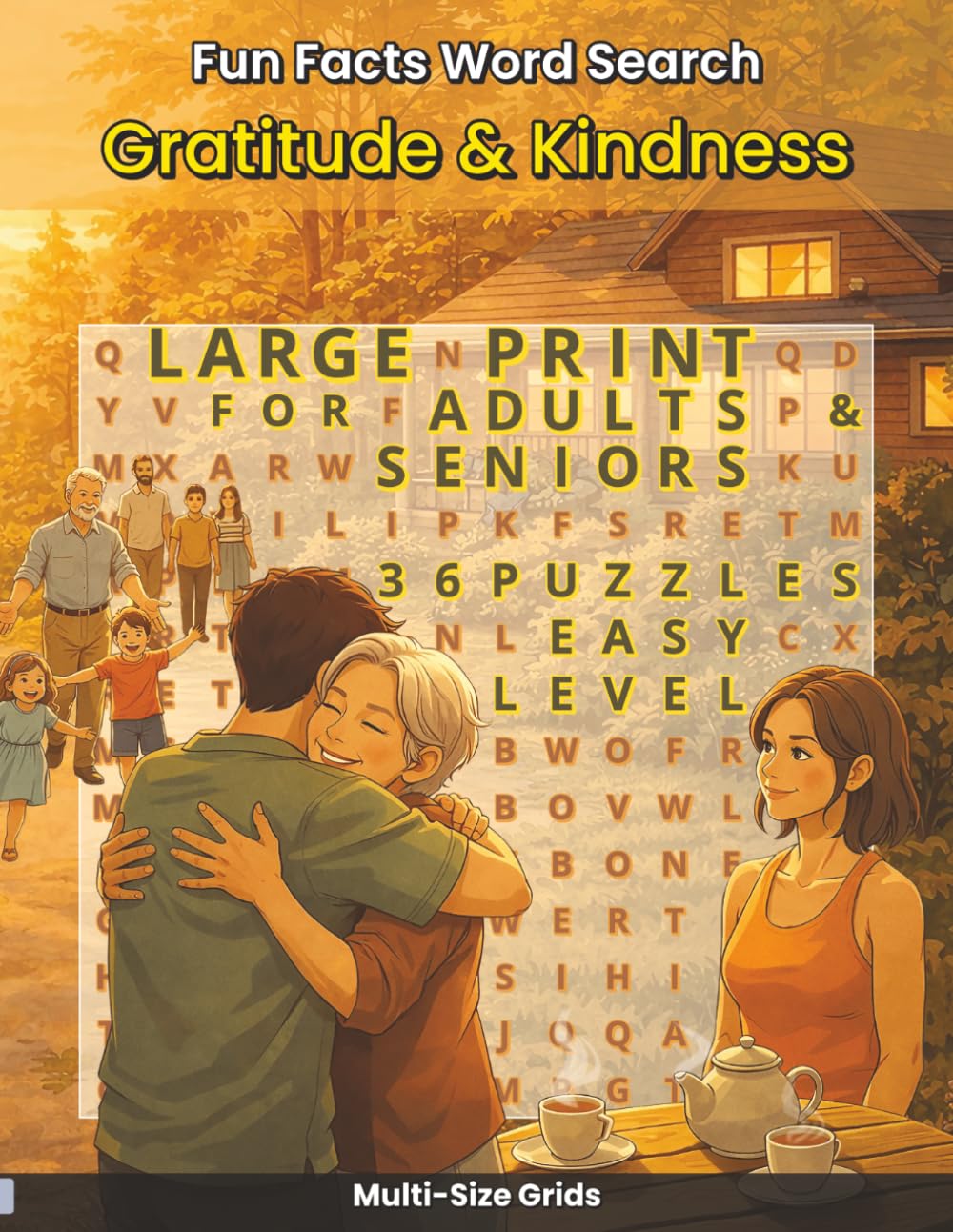 Fun Facts Word Search: Gratitude and Kindness: 36 Uplifting Large Print Word Search Puzzles Celebrating Gratitude, Kindness, and Everyday Blessings ... (Fun Facts Word Search: Mindful Life Series)
