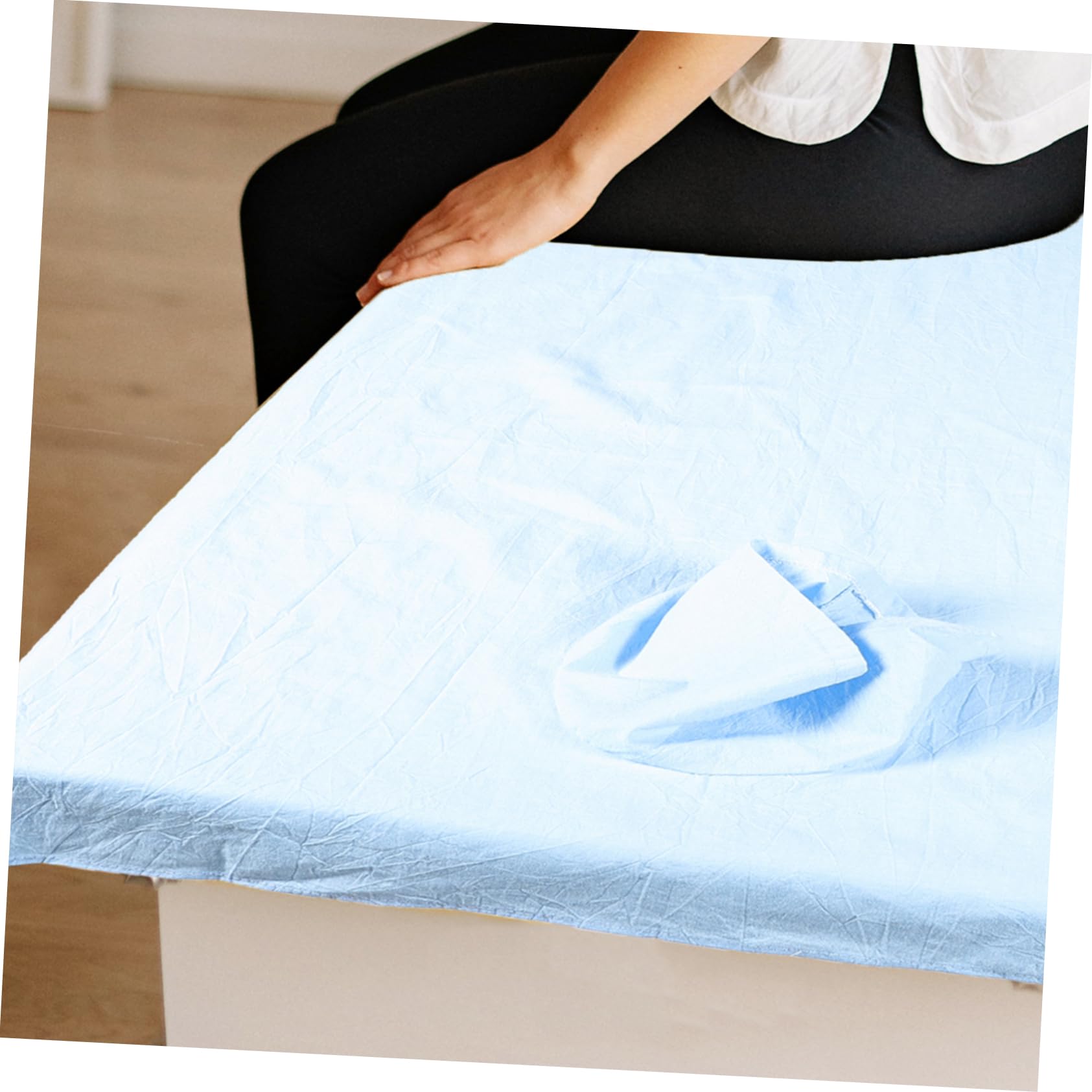 PartyKindom Cotton Cover Massage Table Cover Holes Washable Esthetician Bed Sheets Hole