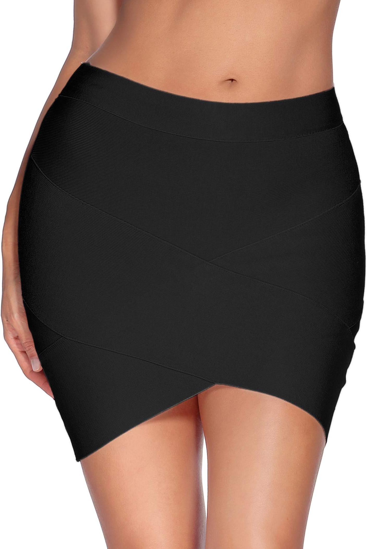 Women's Sexy Stretch Bandage Bodycon Party Tube Mini Skirt