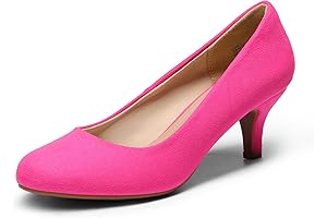 Women's Luvly Bridal Wedding Party Low Heel Pump Shoes