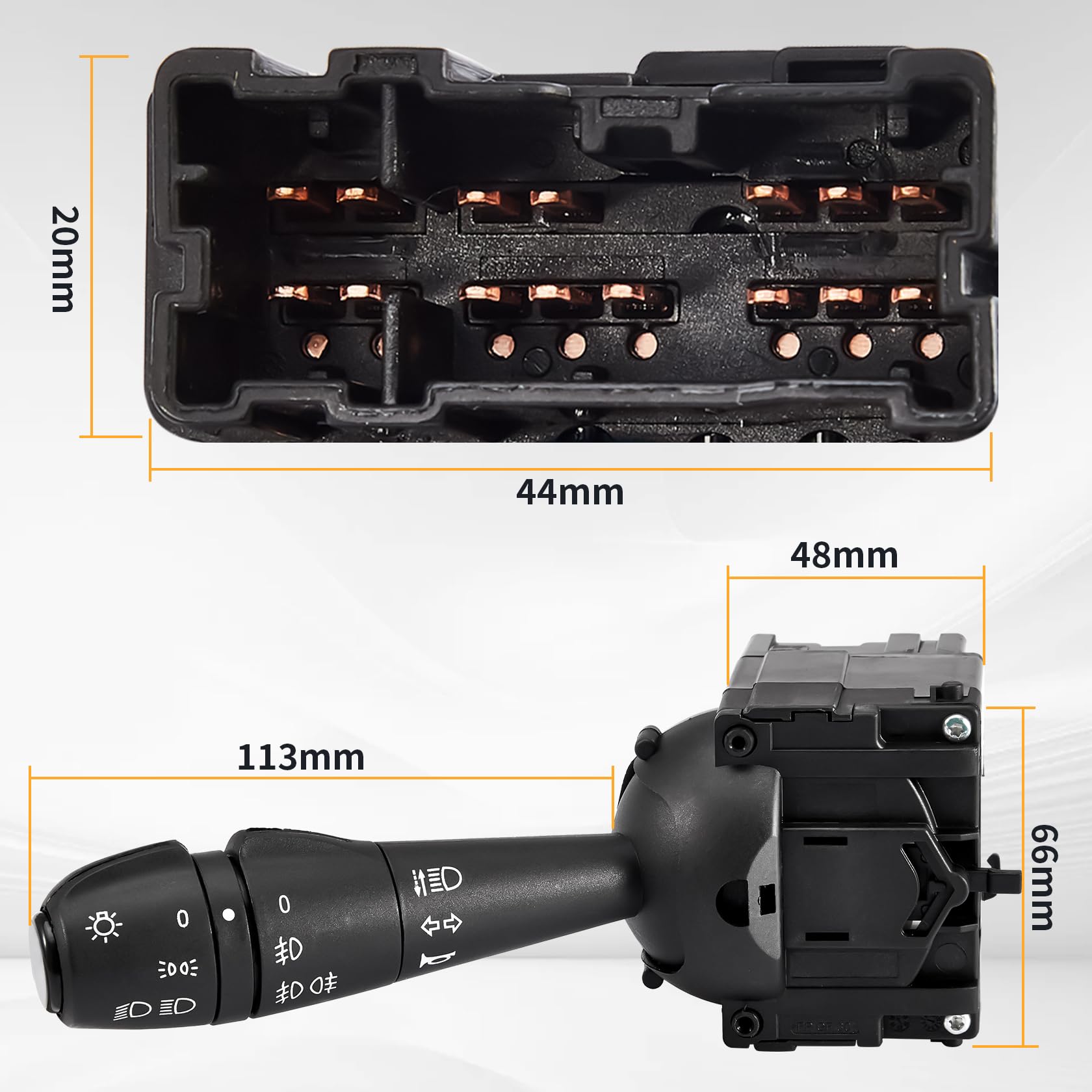 Commutateur De Clignotants Trufolxiaz - Leviers De Direction Compatibles Nombreuses Références (8201167988, 251682...)
