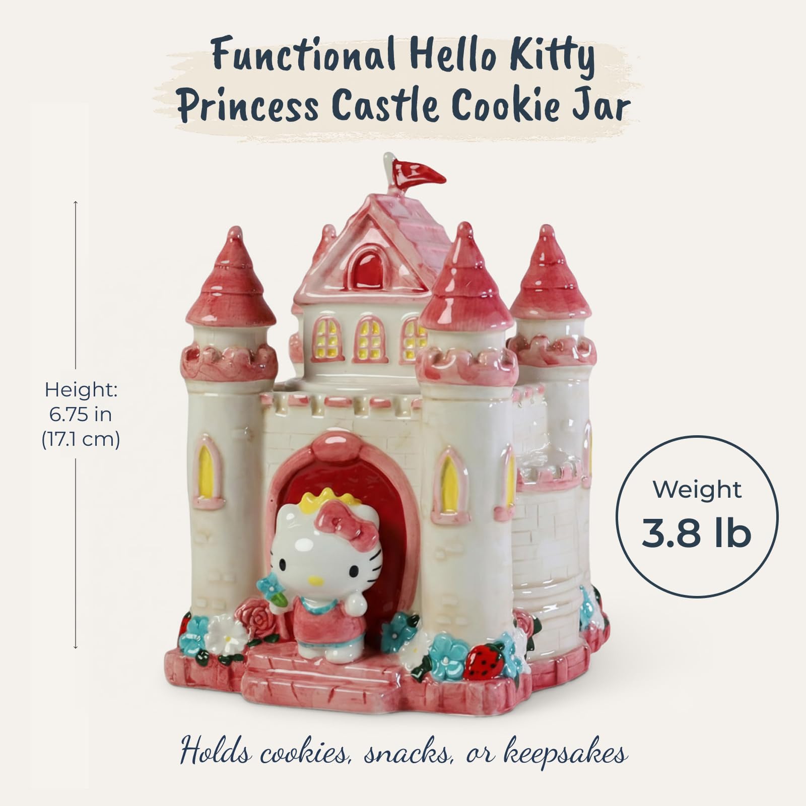 Amazon.com - Blue Sky Clayworks Hello Kitty Princess Castle Cookie