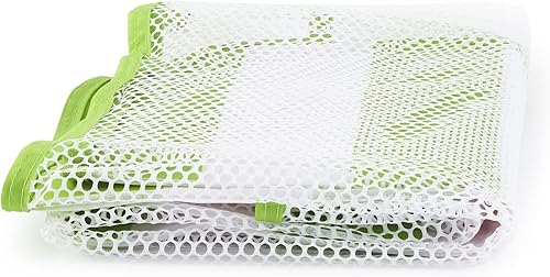 Miniatura 7 de Aqua Monterey - Hamaca inflable de agua 4 en 1 con diseño versátil para piscina, tumbona flotante, diseño de rayas verde lima y blancas (paquete de