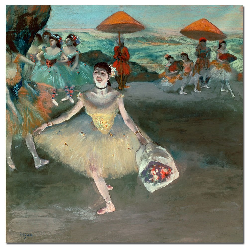 Amazon.com: Trademark ART Edgar Degas Dancer with Bouquet 1877