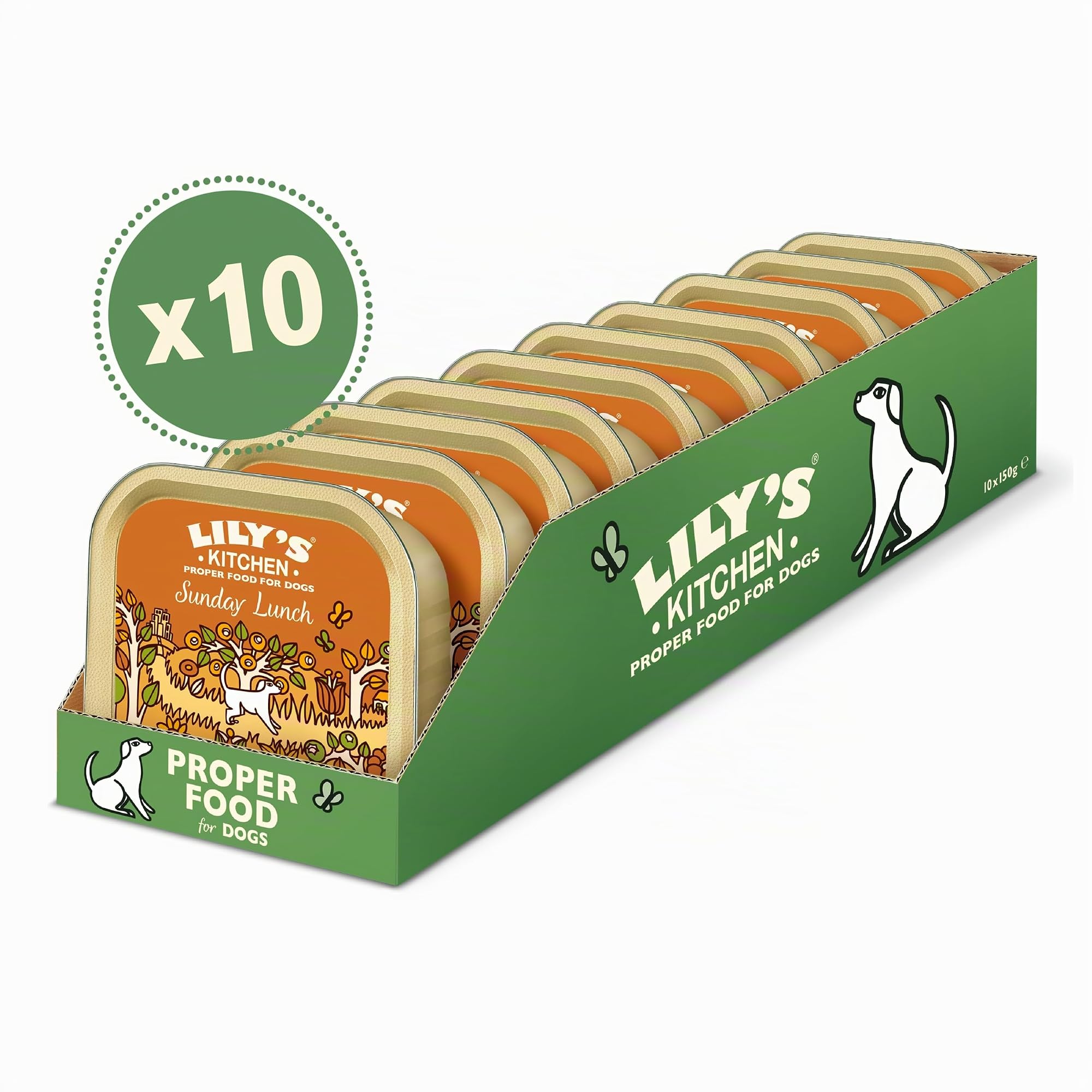 Lily's Kitchen Adult Sunday Lunch Cibo umido completo per cani (10 x 150 g)