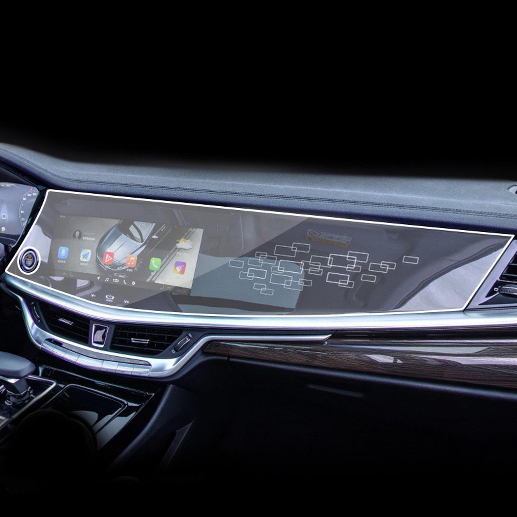 Car Accessories Interior Stickers TPU Wrap Navigation Screen Protector Computer Film Cover,for Geely Emgrand KC GC9 2018-2022