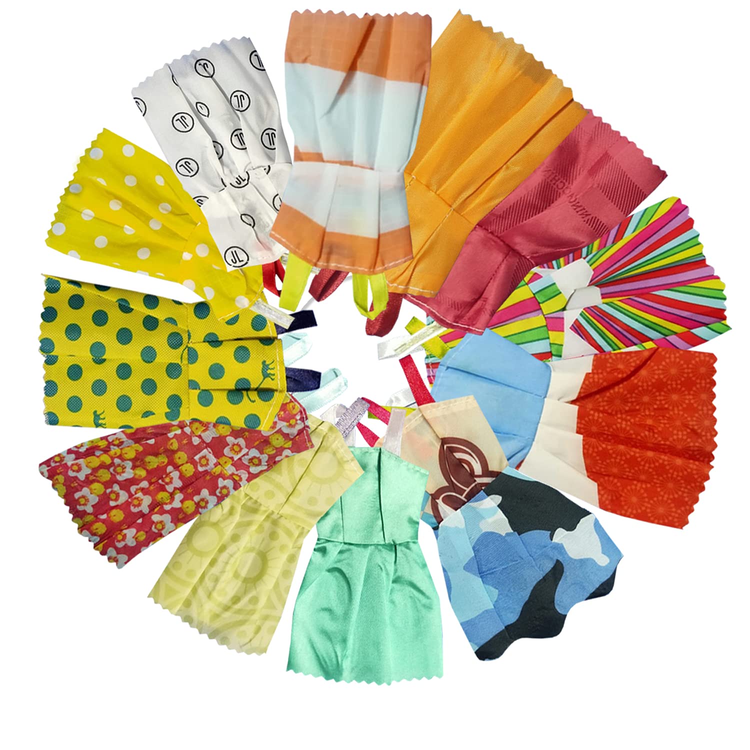 Giftshotspot Toy Doll Dress Pack of 22 (Random Colors & Designs) (B097MD5176) Amazon Price History, Amazon Price Tracker