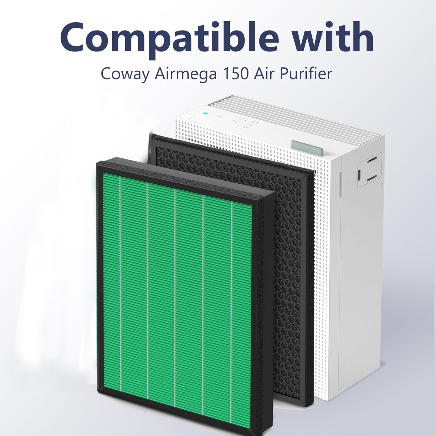 Upgrade Your Airpurifier with Filter Set Compatible with Coway 150 || Reliable Filter Set Compatible with Coway 150 || Clean Air Made Simple (H&C_Coway_150_Set) 1