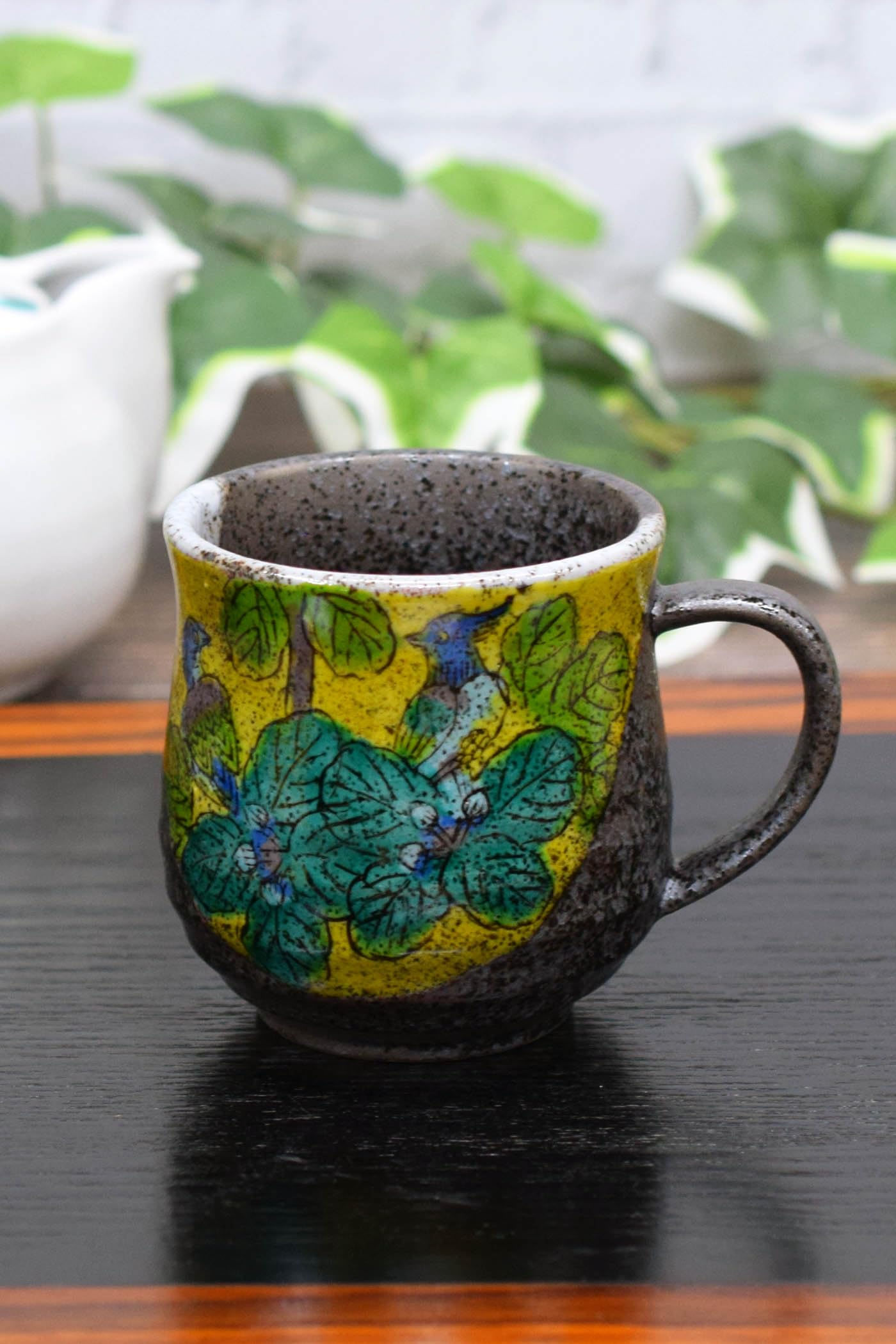 Waza no Kura Stylish Coffee Mug, Kyutani Ware Mug, Toribun, Yoshidaya, Ceramic, Premium, Brand Tableware, Made in Japan, Birthday Gift, Sixtieth Birthday Celebration, Oloki Celebration, Celebration, B
