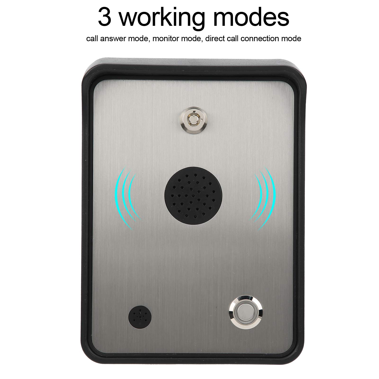 gsm de Alarma Seguridad, Intercomunicador de Audio gsm para Residencia en el Hogar Oficina Lugares al Aire Libre Sistemas de Seguridad para el Hogar Lugares al Aire Libre para el Hogar