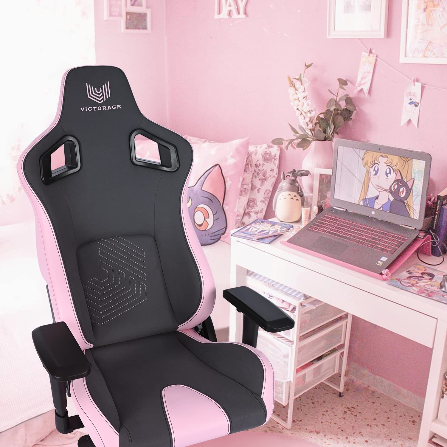 VICTORAGE ゲーミングチェア オフィスチェア デスクチェア Amazon.co.jp: VICTORAGE ゲーミングチェア オフィスチェア デスク