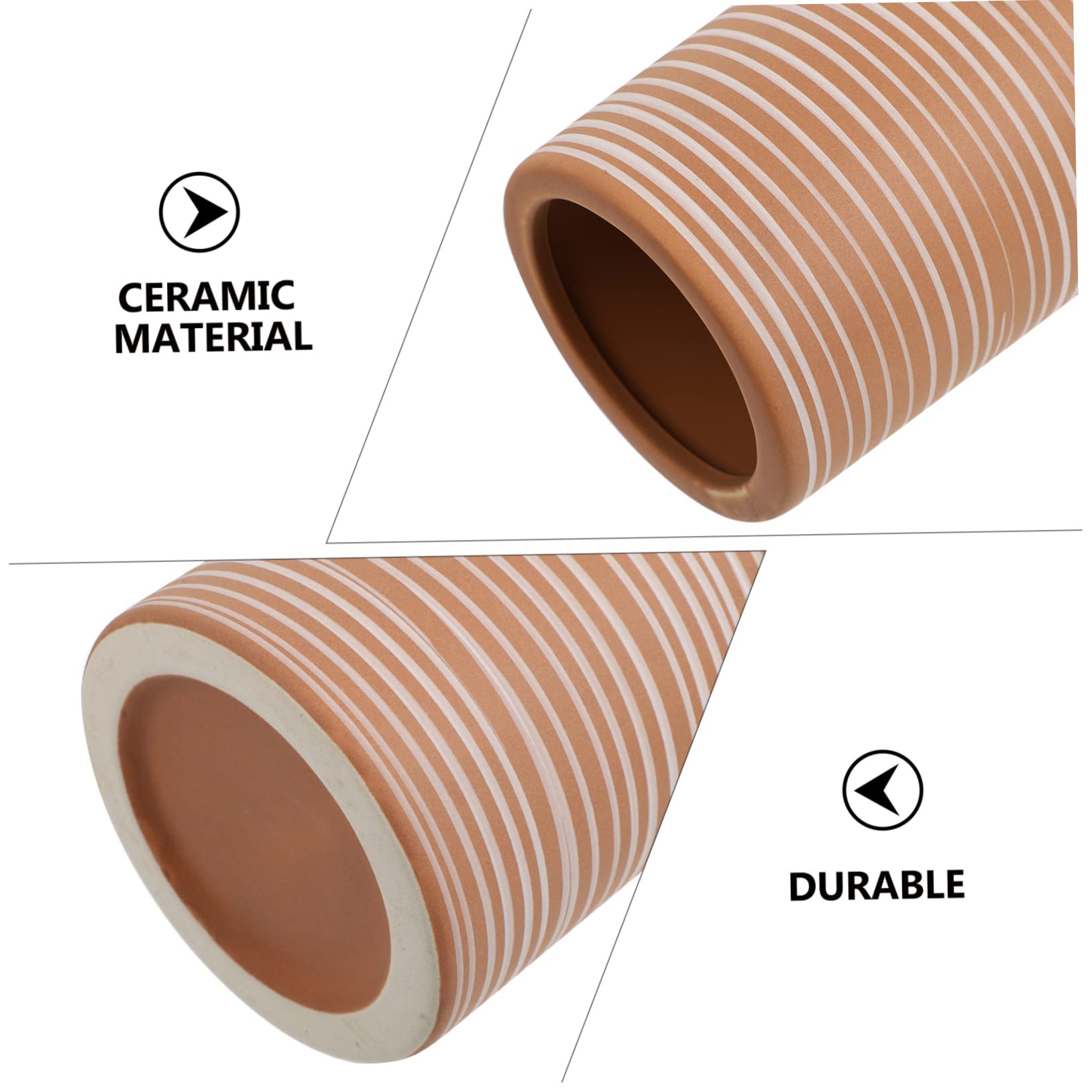 Cabilock Vaso in Ceramica per Fiori, Vaso Idroponico Decorativo, Stile Moderno Creativo, per Composizioni Floreali, Decorazione Casa e Balcone