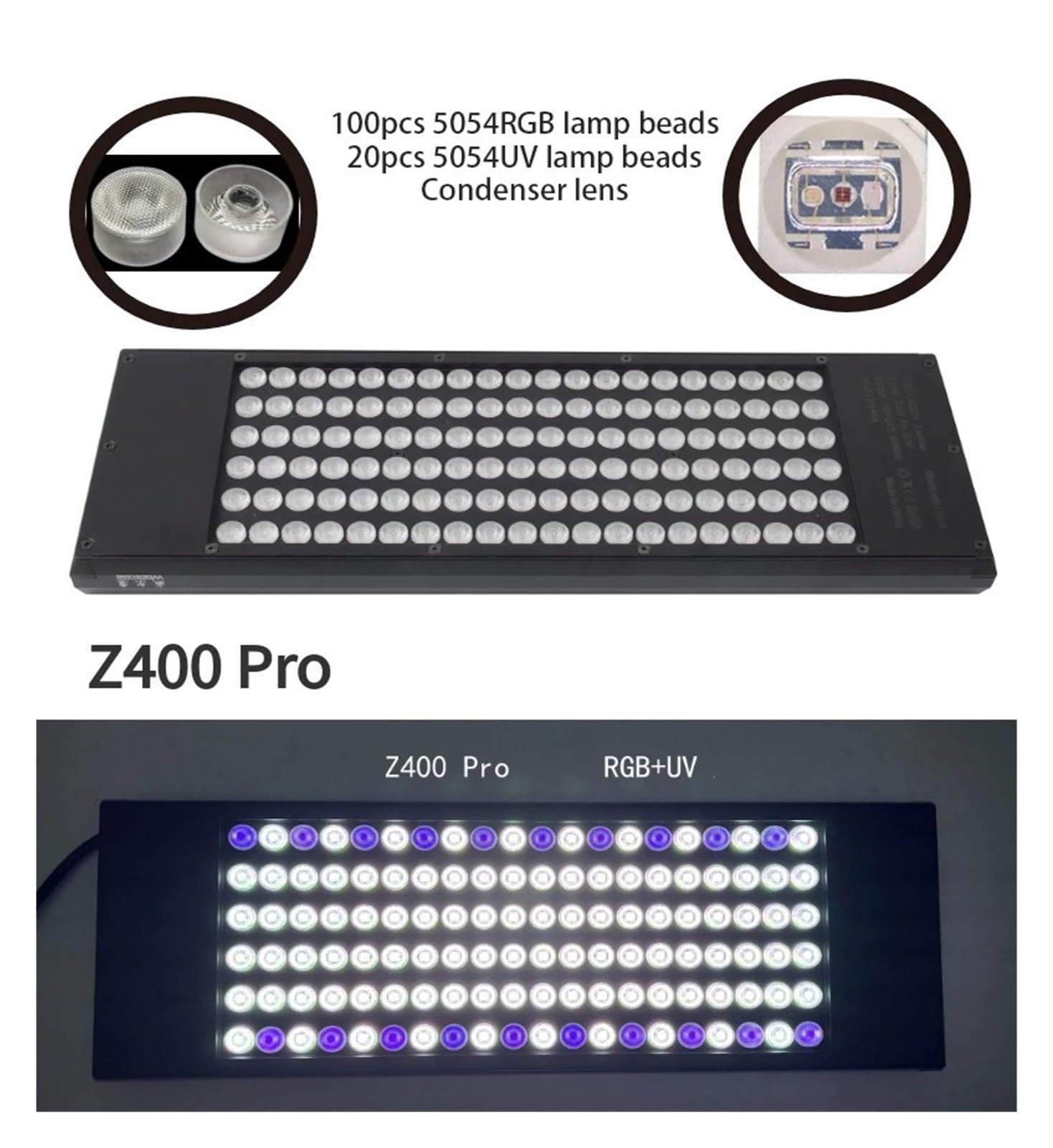 Amazon.co.jp: 水槽ライト 水生ランプ Z400D プロ RGB + UV ランプ