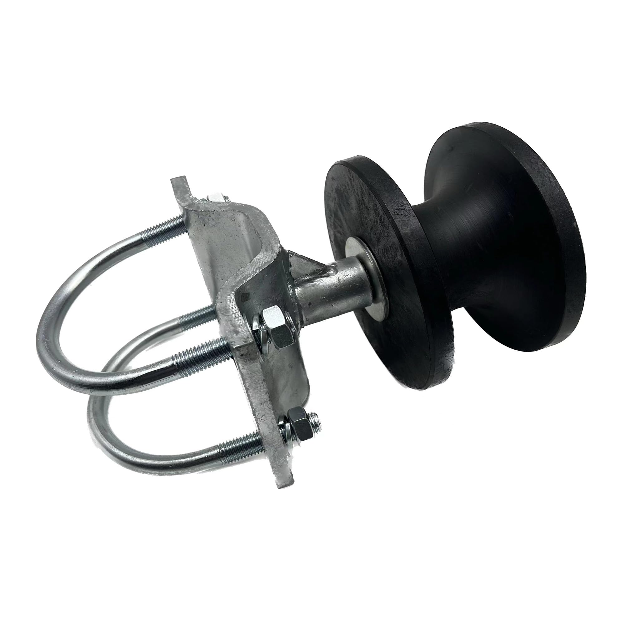 Photo 1 of SOLARCROWS Nylon Sliding Cantilever Gate Rollers for 4" Round Post, 2" Chain Link Fence Gate Frame (Fence Kits)