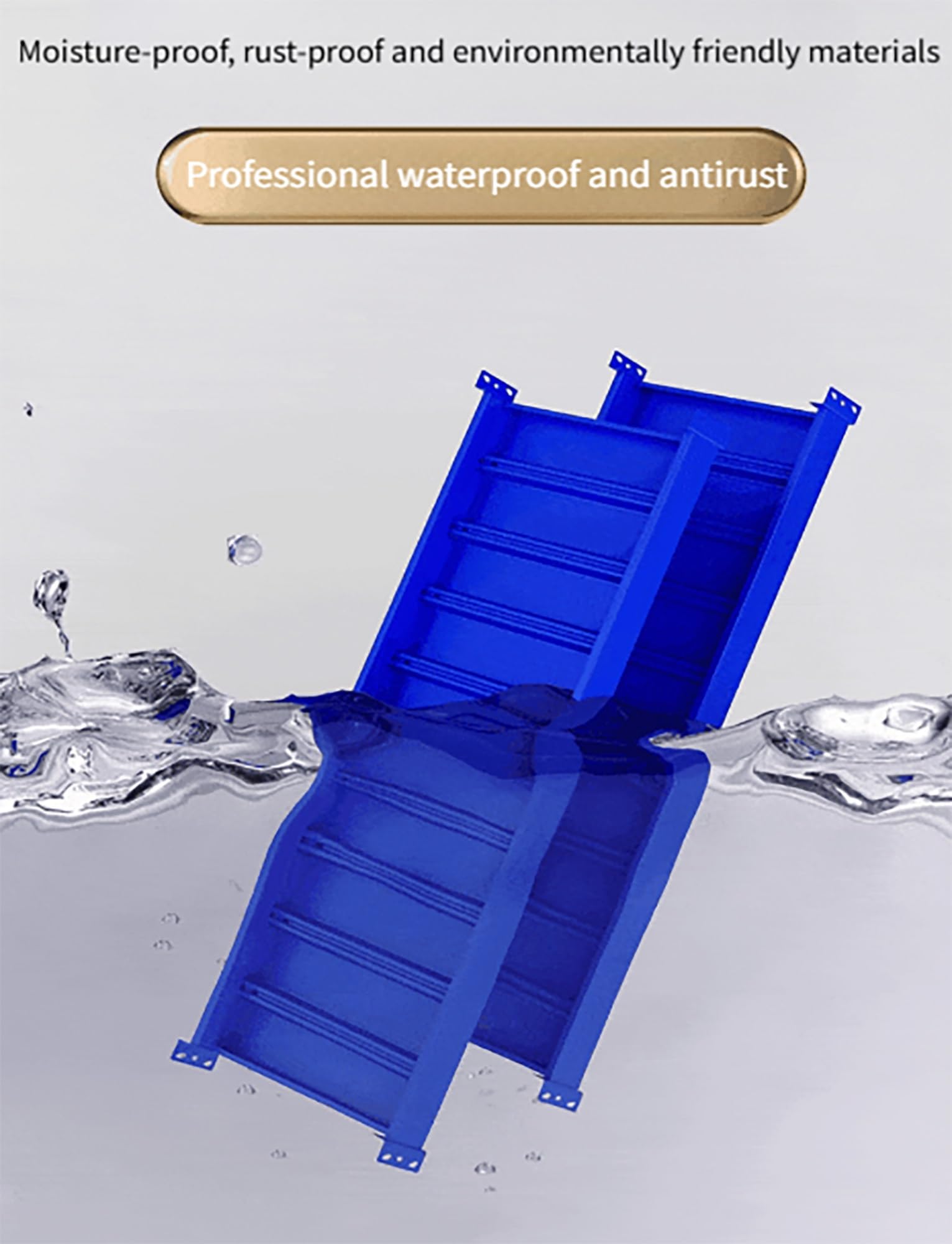 Estantería de Garaje de 5 Niveles, estantería Industrial, 79" de Alto, estantería metálica de 270 kg, for Uso Comercial y de almacén.(100x50cm/39.4x19.7in)