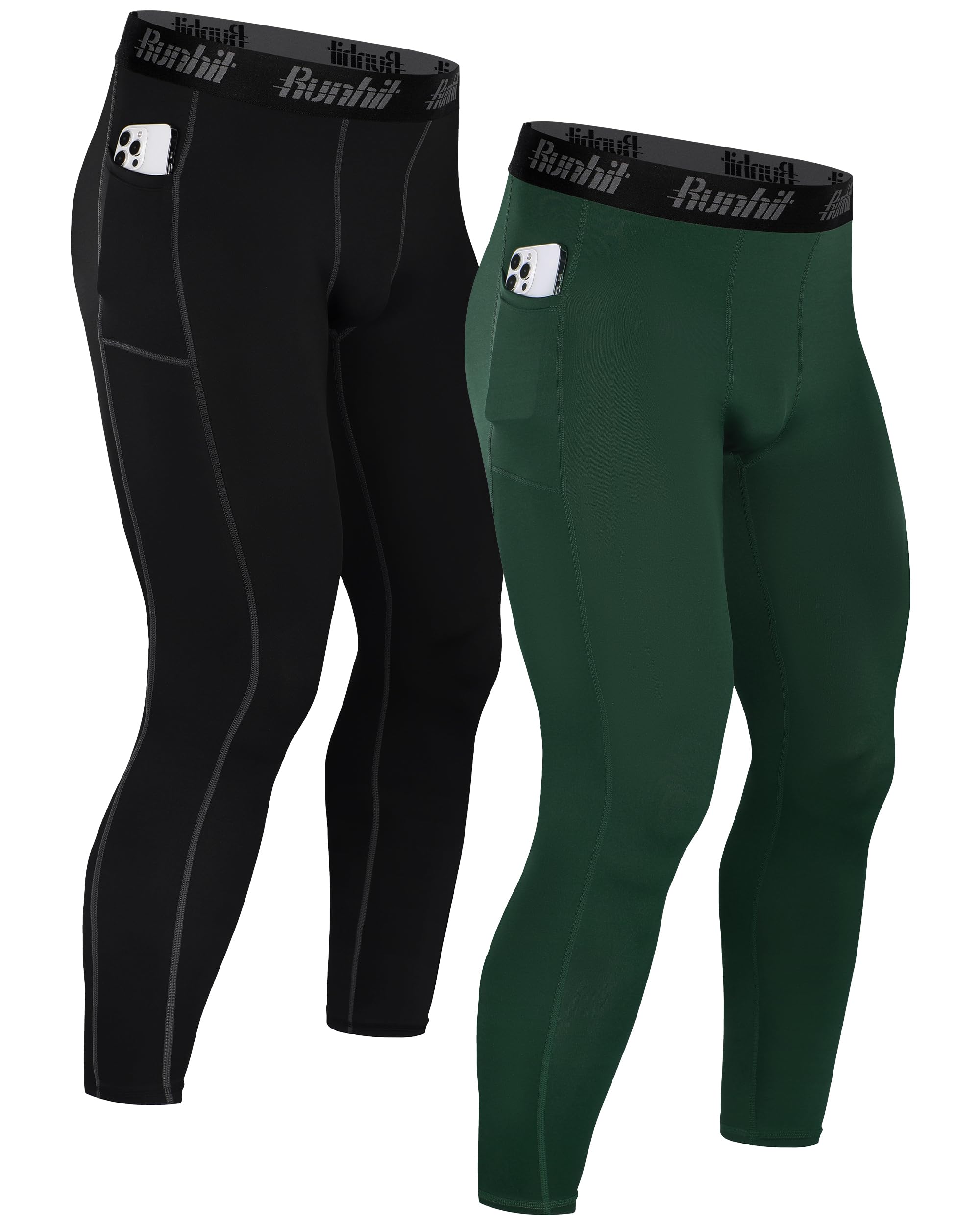 runhit Compression Pants Men Running Tights Leggings Athletic Workout Yoga Gym-picture-47