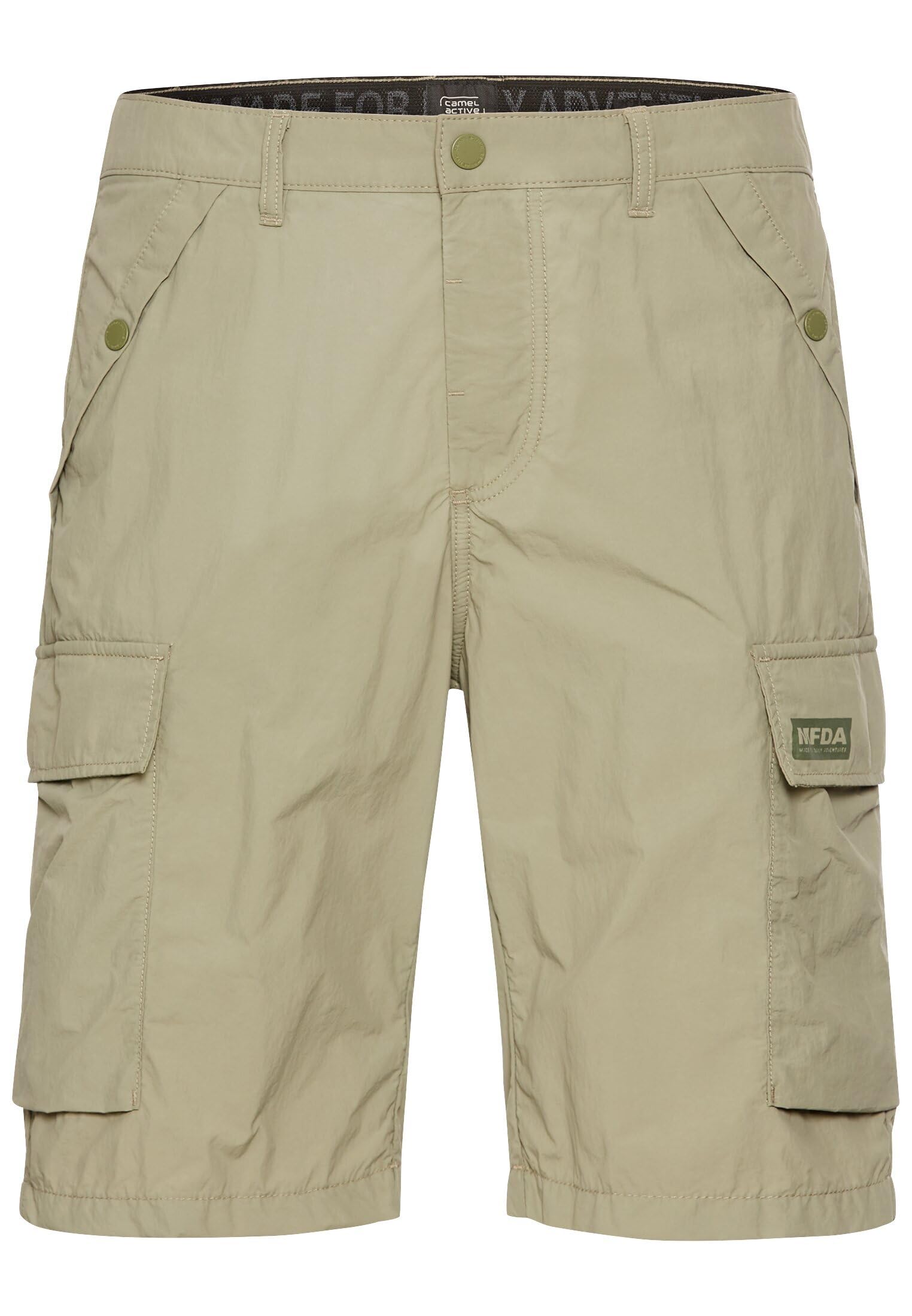 camel active Men's Shorts, Dark Green, 34W