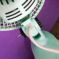 Vista 4 de Tuercas de sujeción moleteadas en forma de estrella métricas M8 de plástico negro, pomos roscados, pomo para cortadora de césped, kit surtido